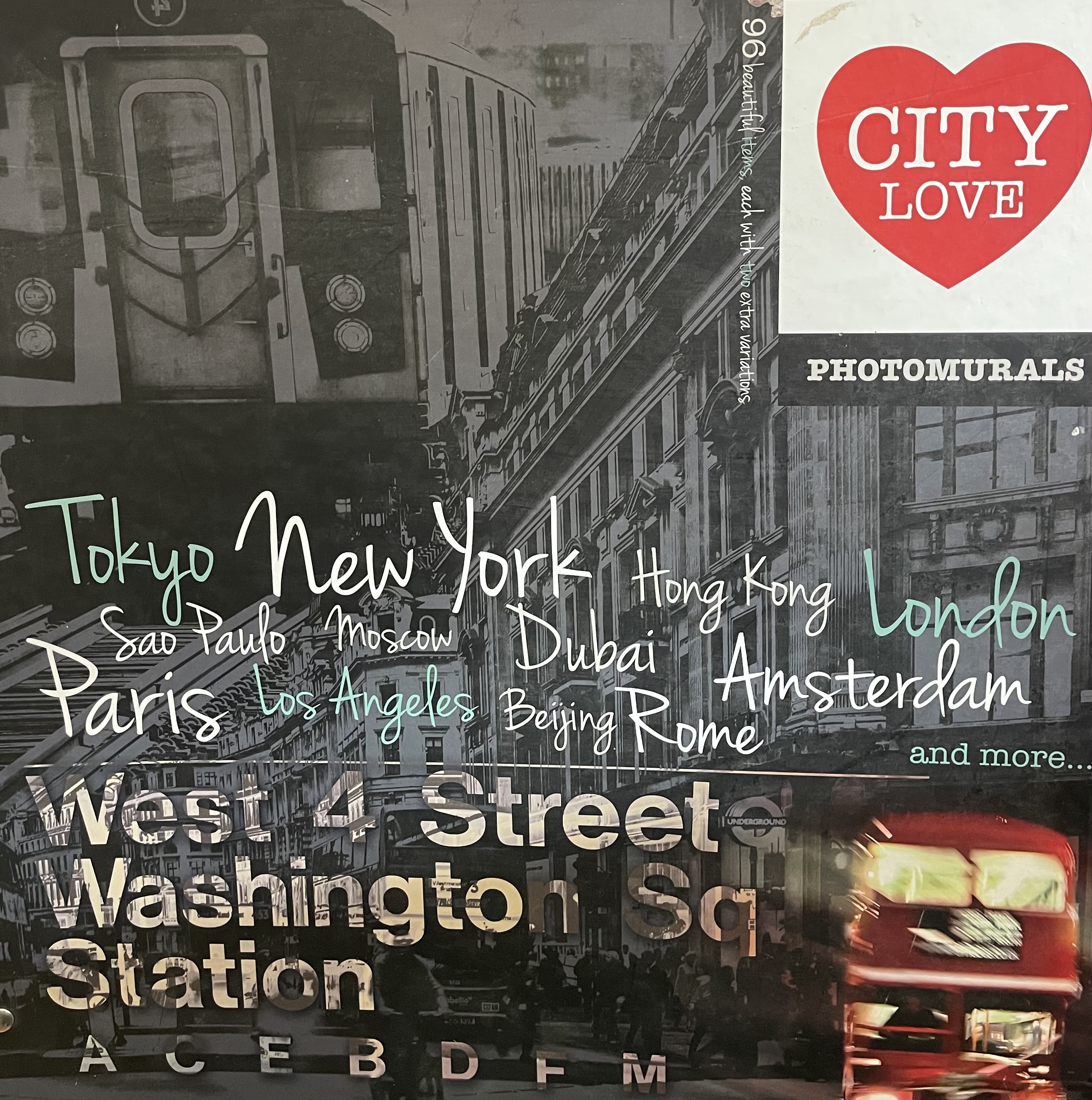 Themes - CITY LOVE FOTOBEHANG