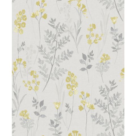 Dutch Wallcoverings Imaginarium II - Pashley Grey Yellow 12895