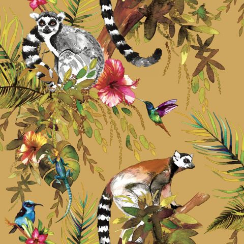 Dutch Wallcoverings Imaginarium II - Lemur Ochre 13050