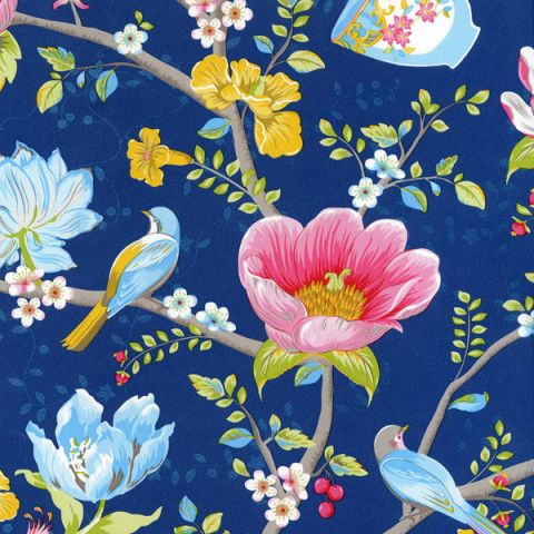 Pip Studio III wallpaper Chinese Garden Blue 341003