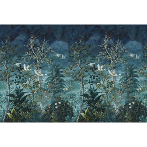 DUTCH WALLCOVERINGS FIRST CLASS - ARBORETUM CANOPY BLEU 99424