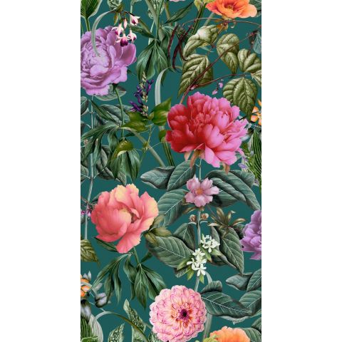 DUTCH WALLCOVERINGS FIRST CLASS - ARBORETUM BOTANICUS AQUA 99429