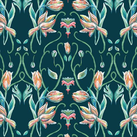 Catchii Art Nouveau French Tulip W100135