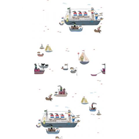 KEK Amsterdam -  Wonderwalls For Kids - Holland America Line Walpaper Off-White WP-103