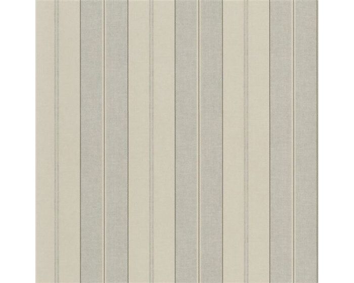 Monteagle Stripe by Ralph Lauren - Light Grey - Wallpaper - PRL5002/06